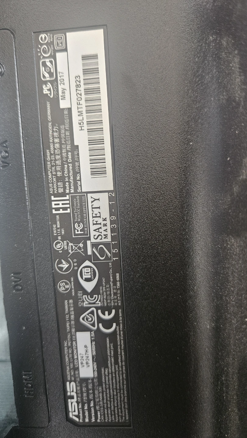 ASUS VP217 Monitor - photo 3