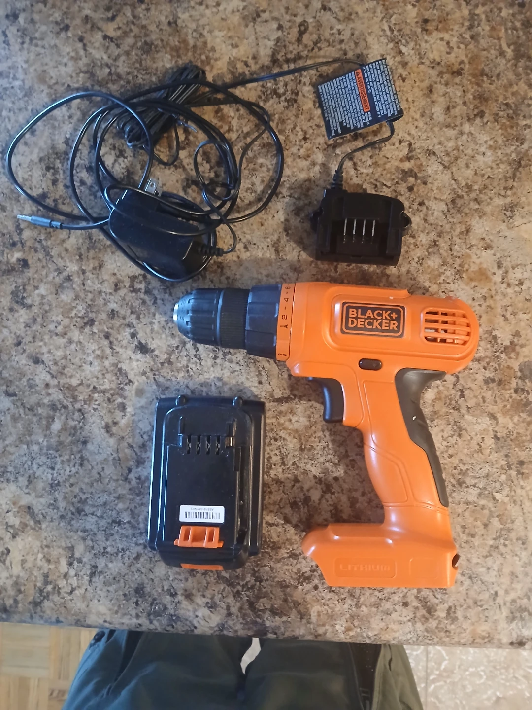 Black+Decker 20V Lithium Drill with Battery and Charger - photo 2