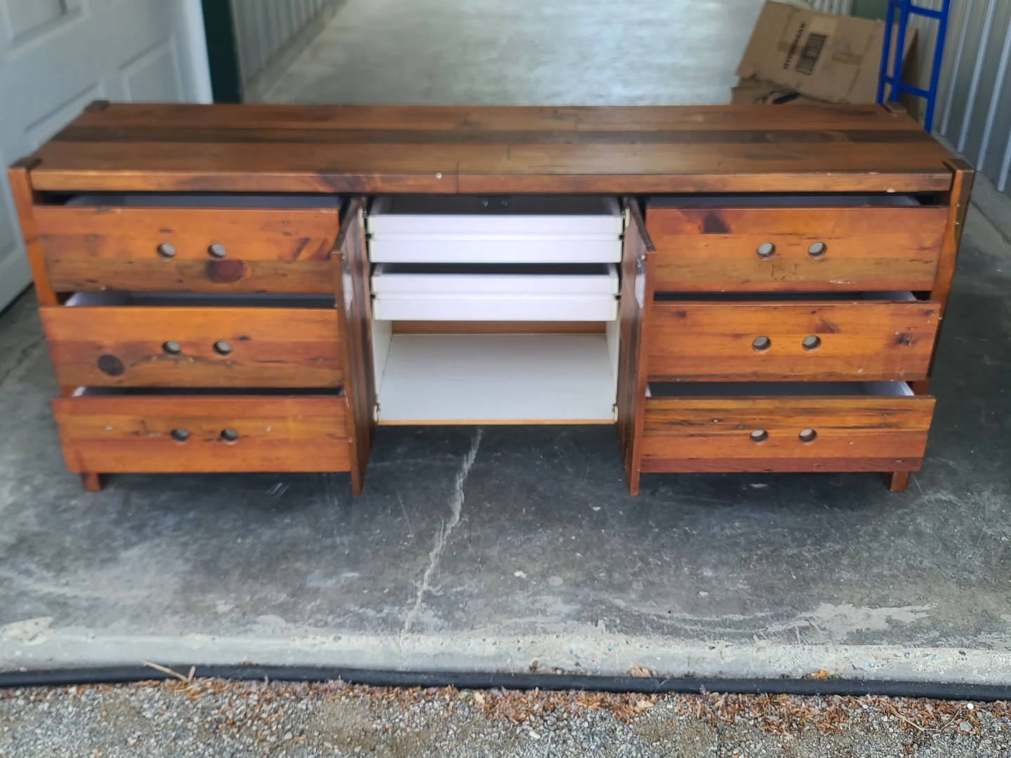 Wooden Dresser with Drawers - photo 3