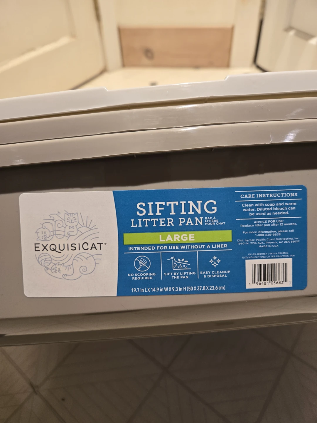 ExquisiCat Large Sifting Cat Litter Box