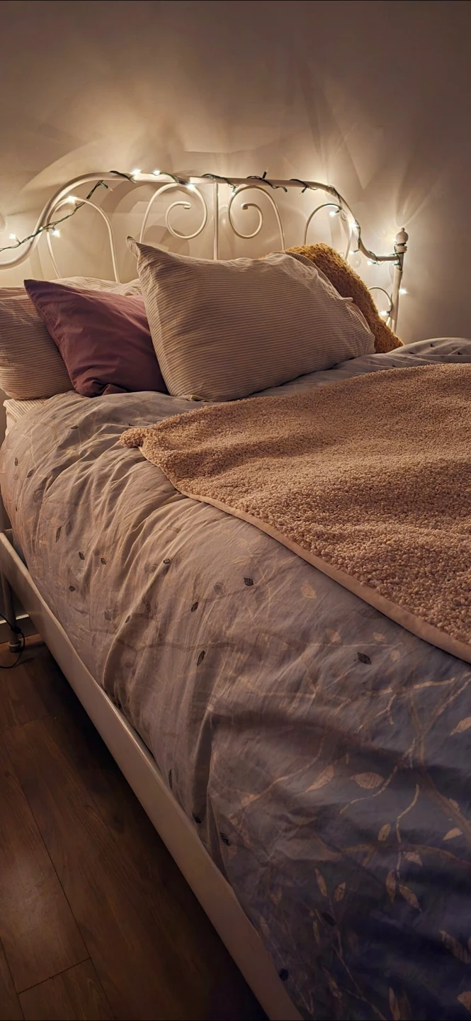 Ikea Liervik Queen-size Iron Bed - White - photo 3