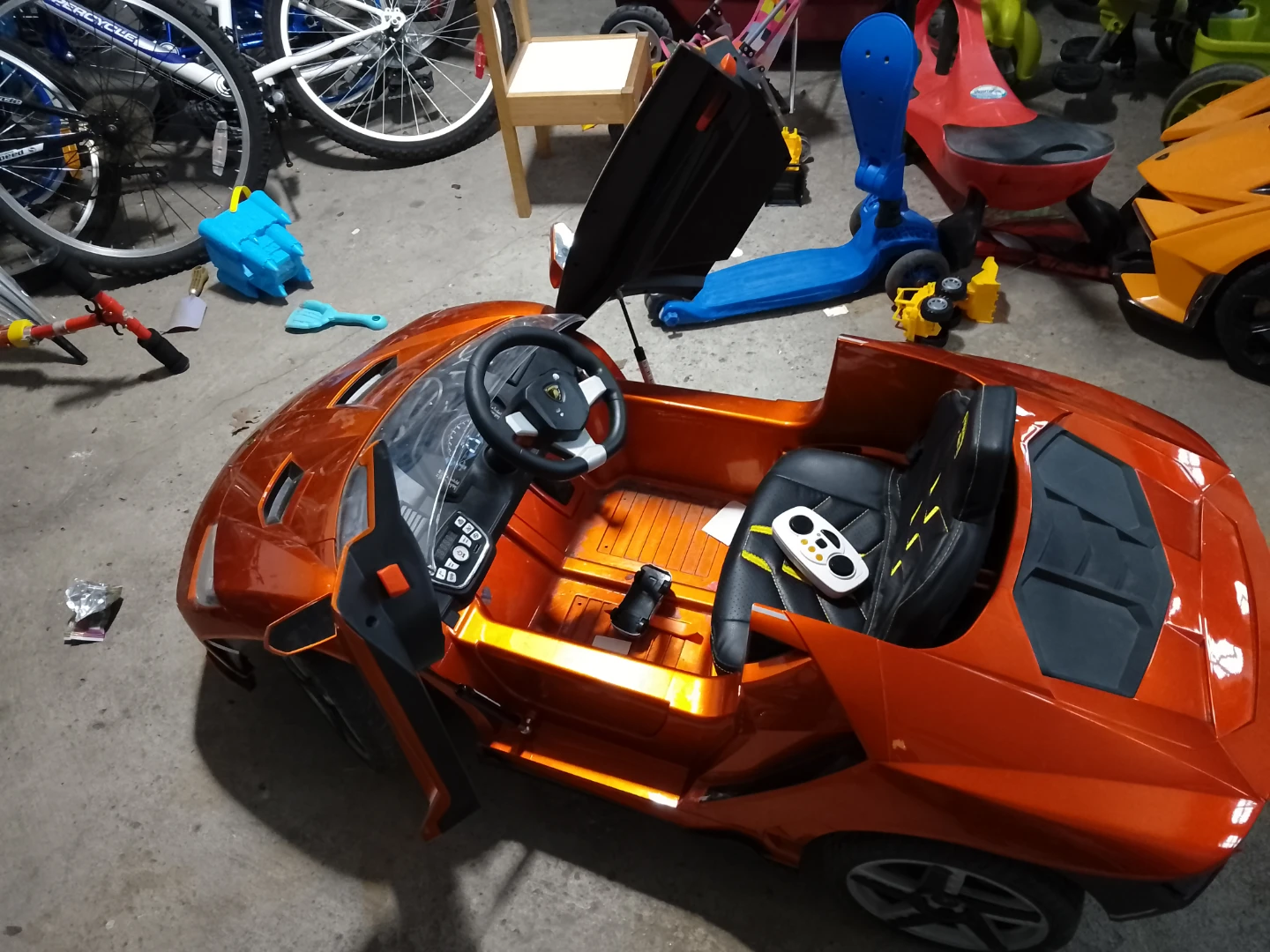 Kids Ride-On Electric Car - Orange - photo 3