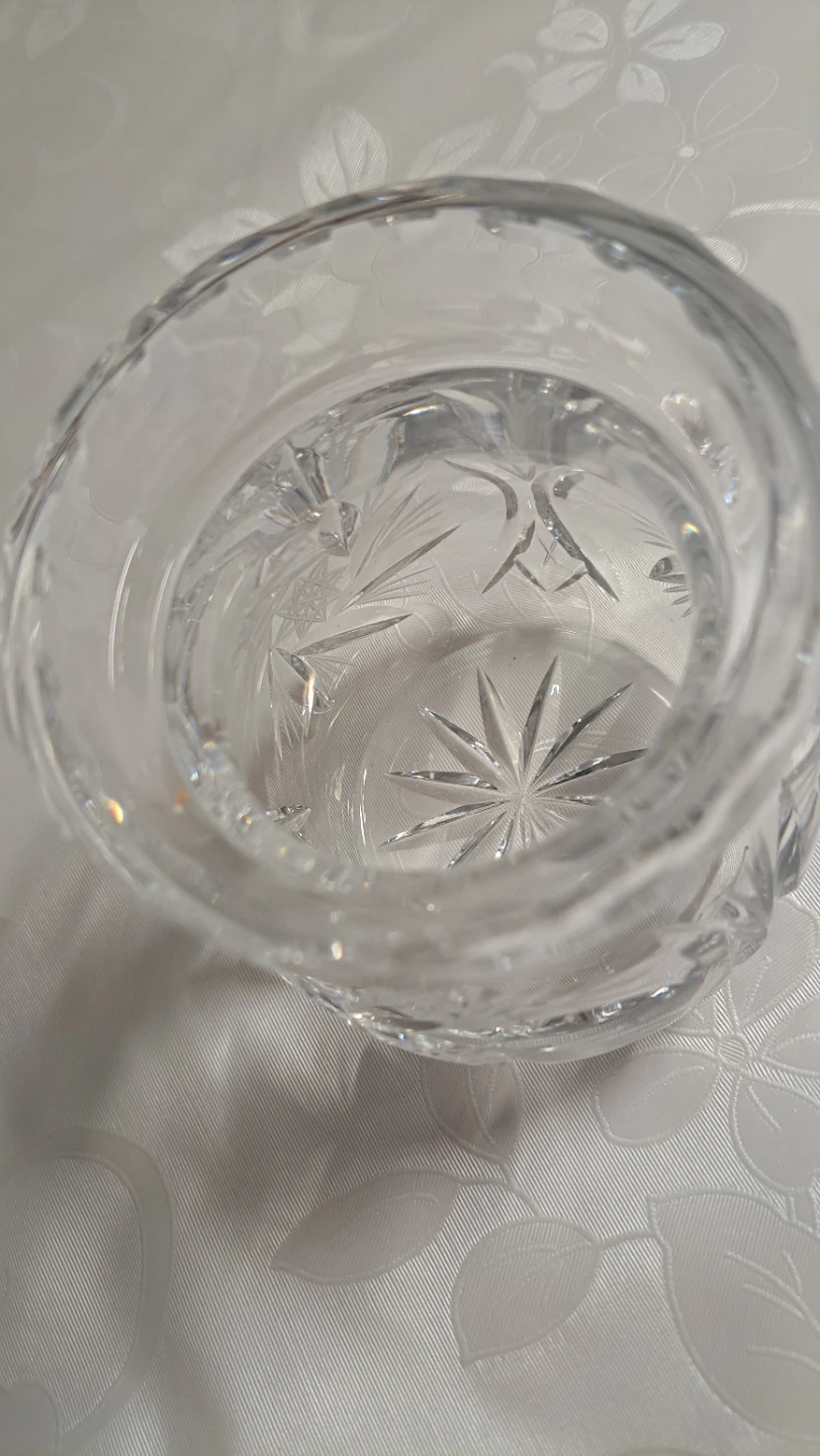 Crystal glass jar with lid - photo 3