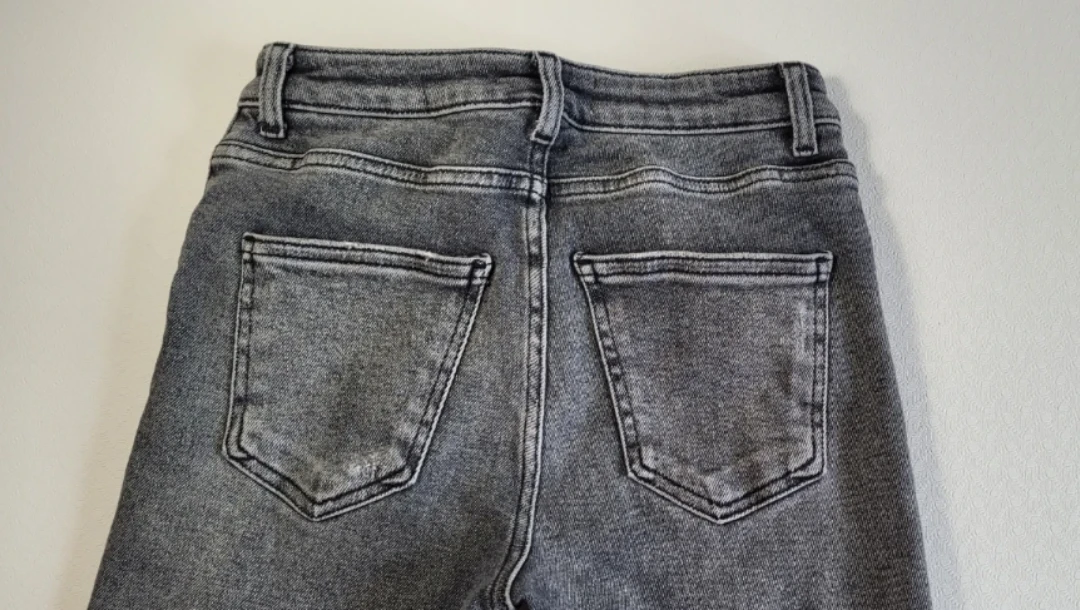 ZARA Women's Grey Denim Jeans - photo 5