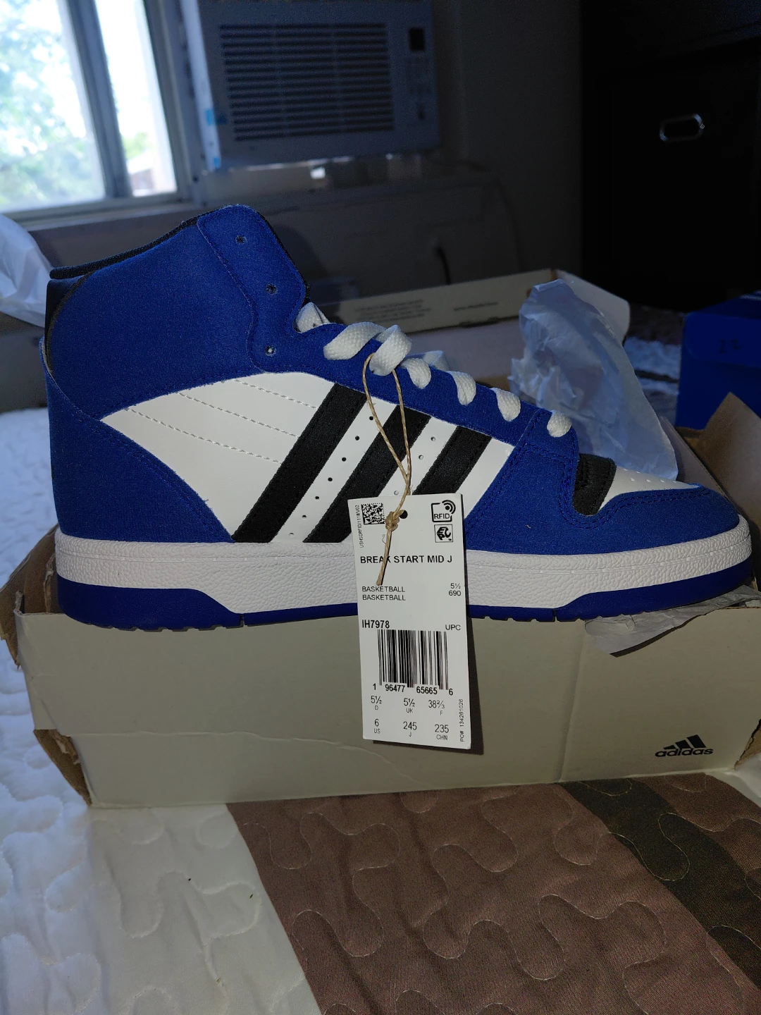 Adidas Break Start Mid J Basketball Shoes - photo 3