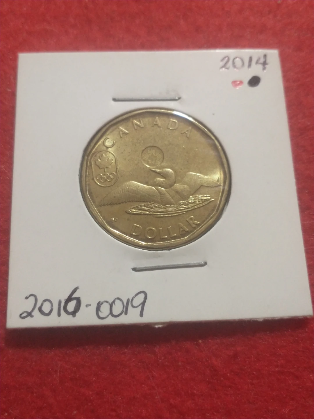 2014 Canada uncirculated dollar - photo 2