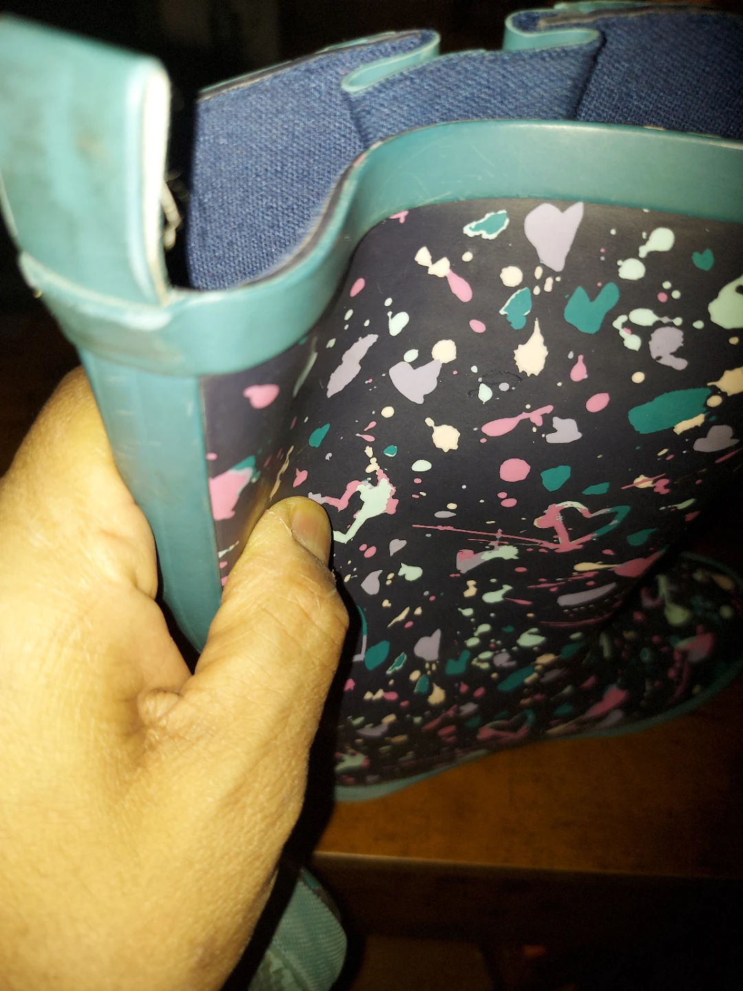 Kid's Elements Heart Print Rain Boots - photo 3