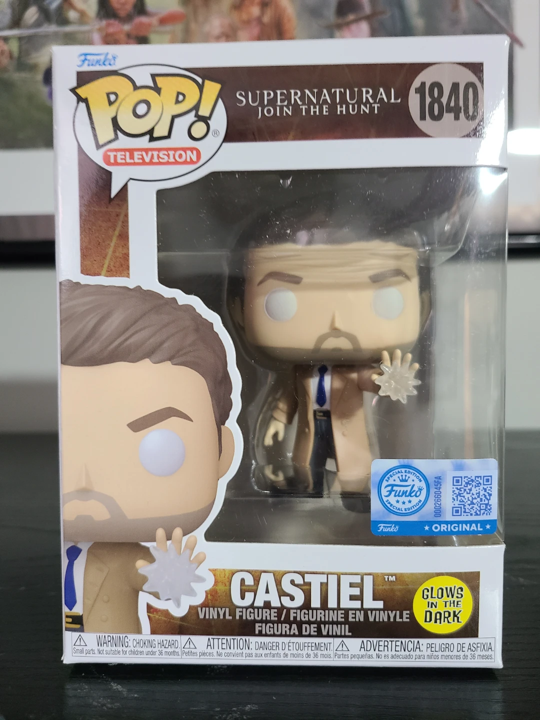 Funko Pop! Supernatural Castiel #1840 Vinyl Figure
