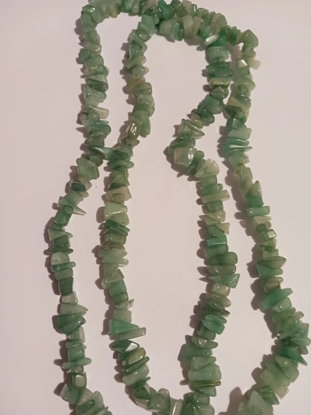 Green Aventurine Stones Beaded Necklace - photo 3