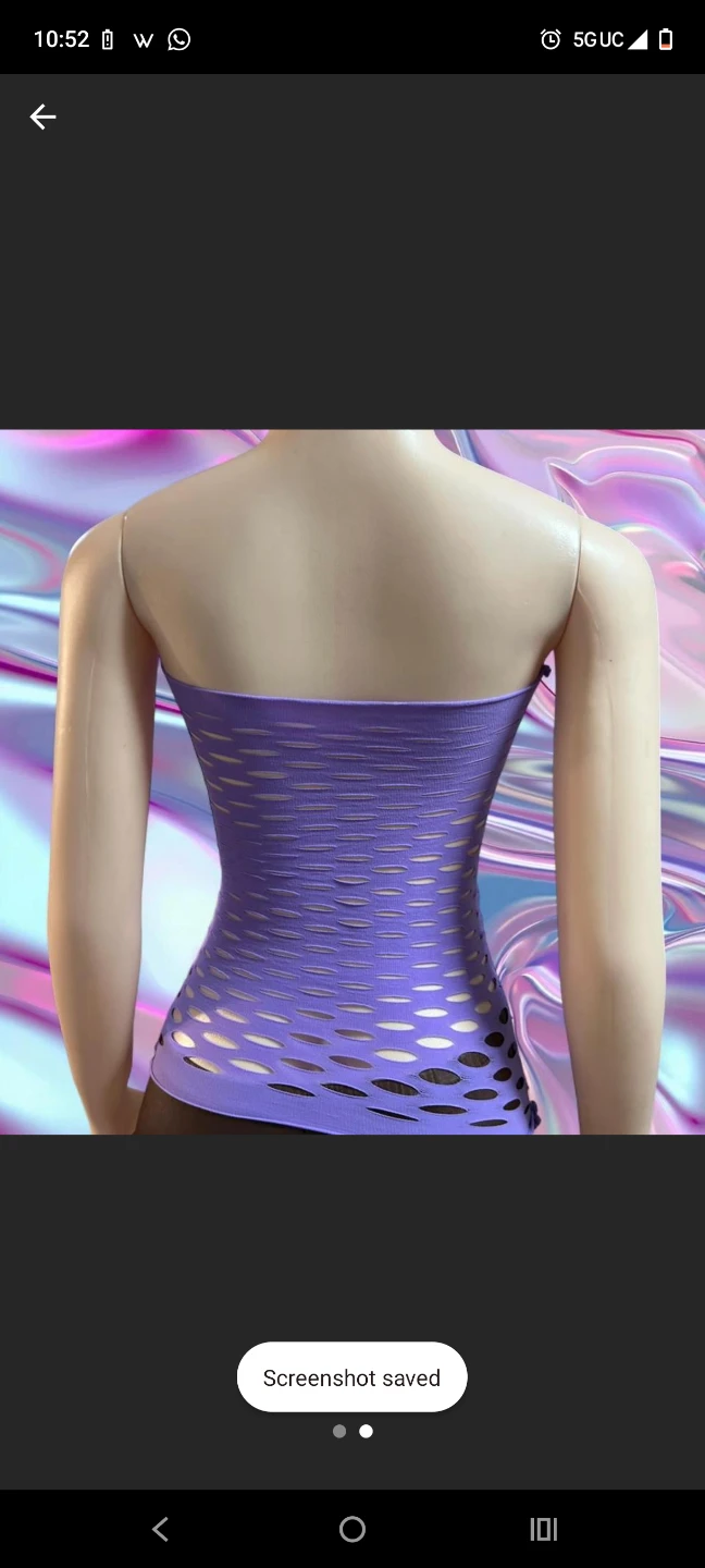 Women's Purple Cutout Tube Top - photo 2