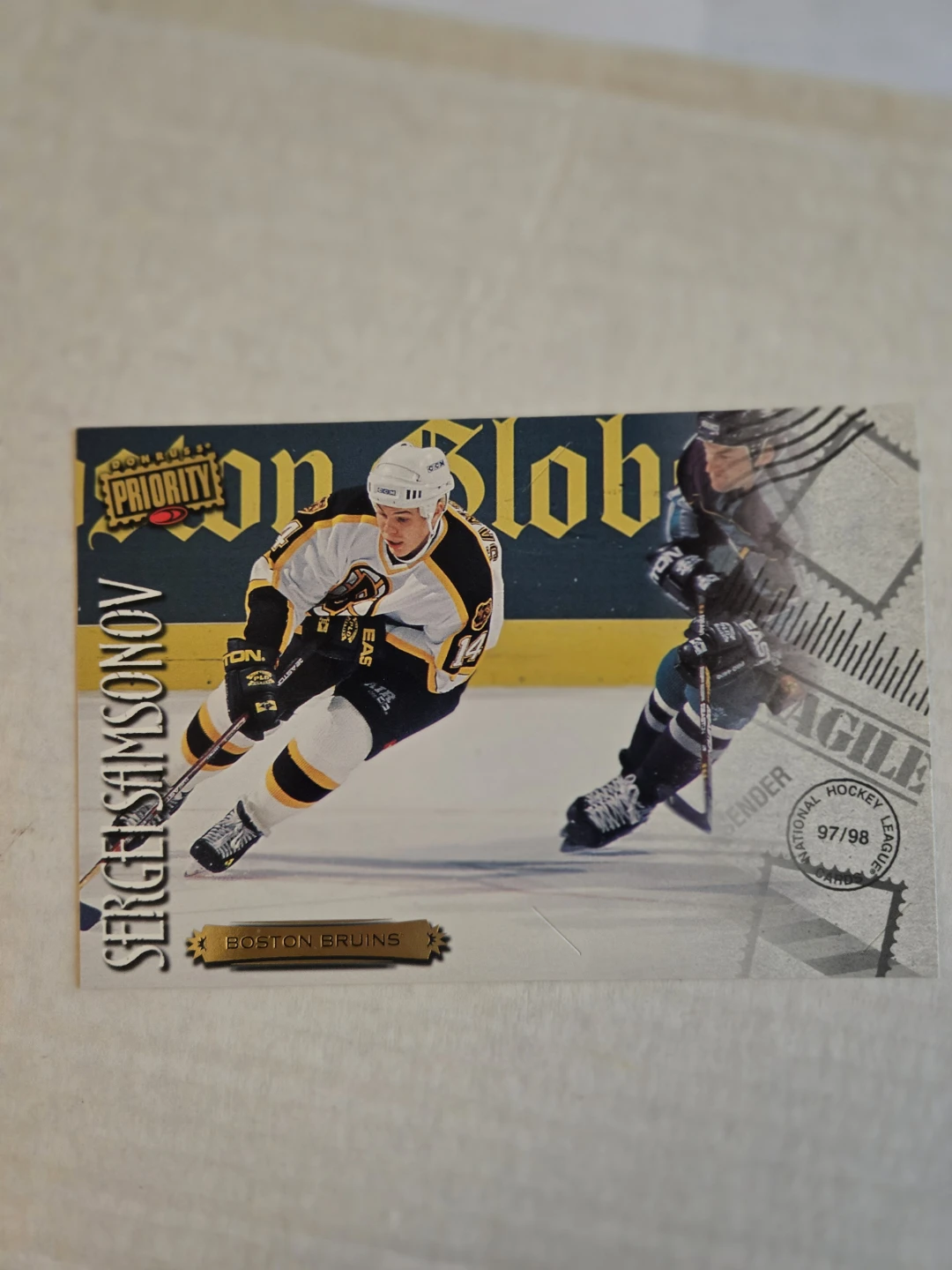 Sergei Samsonov Boston Bruins 1997/98 Donruss Hockey Card