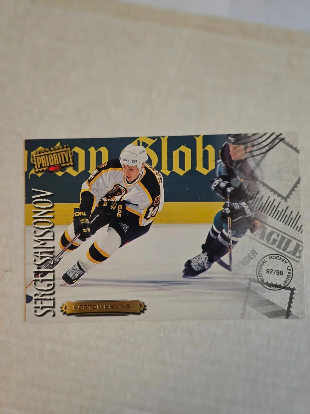 Sergei Samsonov Boston Bruins 1997/98 Donruss Hockey Card