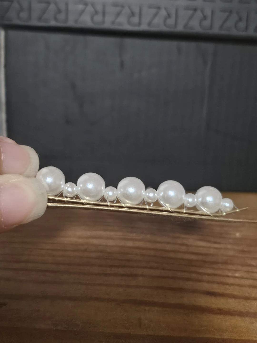quiet luxury - aesthetic Pearl and Rhinestone Hair Clip Set - photo 3