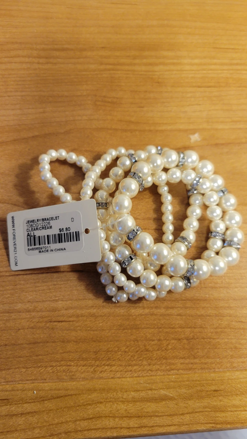 Forever 21 Pearl Beaded Bracelets Set - photo 3