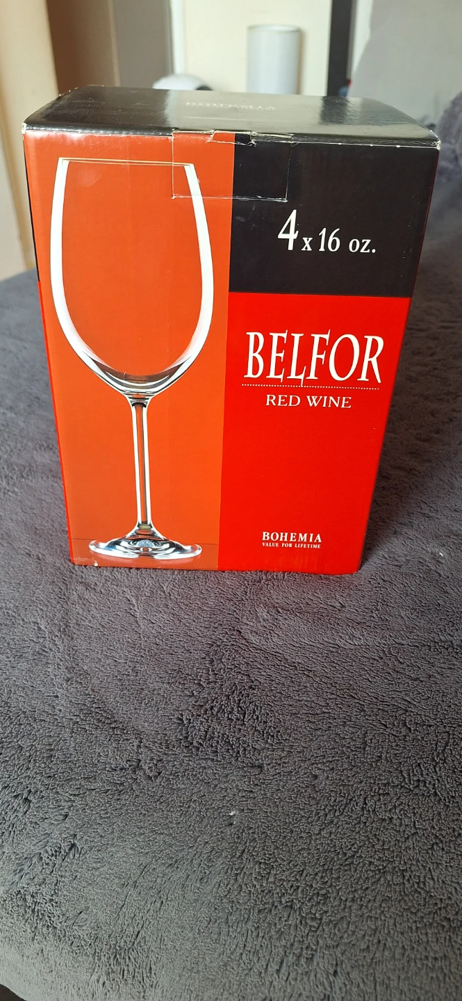 Bohemia Belfor Red Wine Glasses - Set of 4