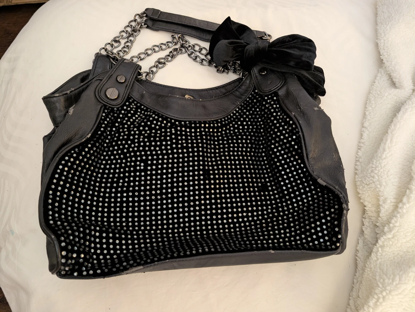 Black Betsy Johnson Hobo Bag