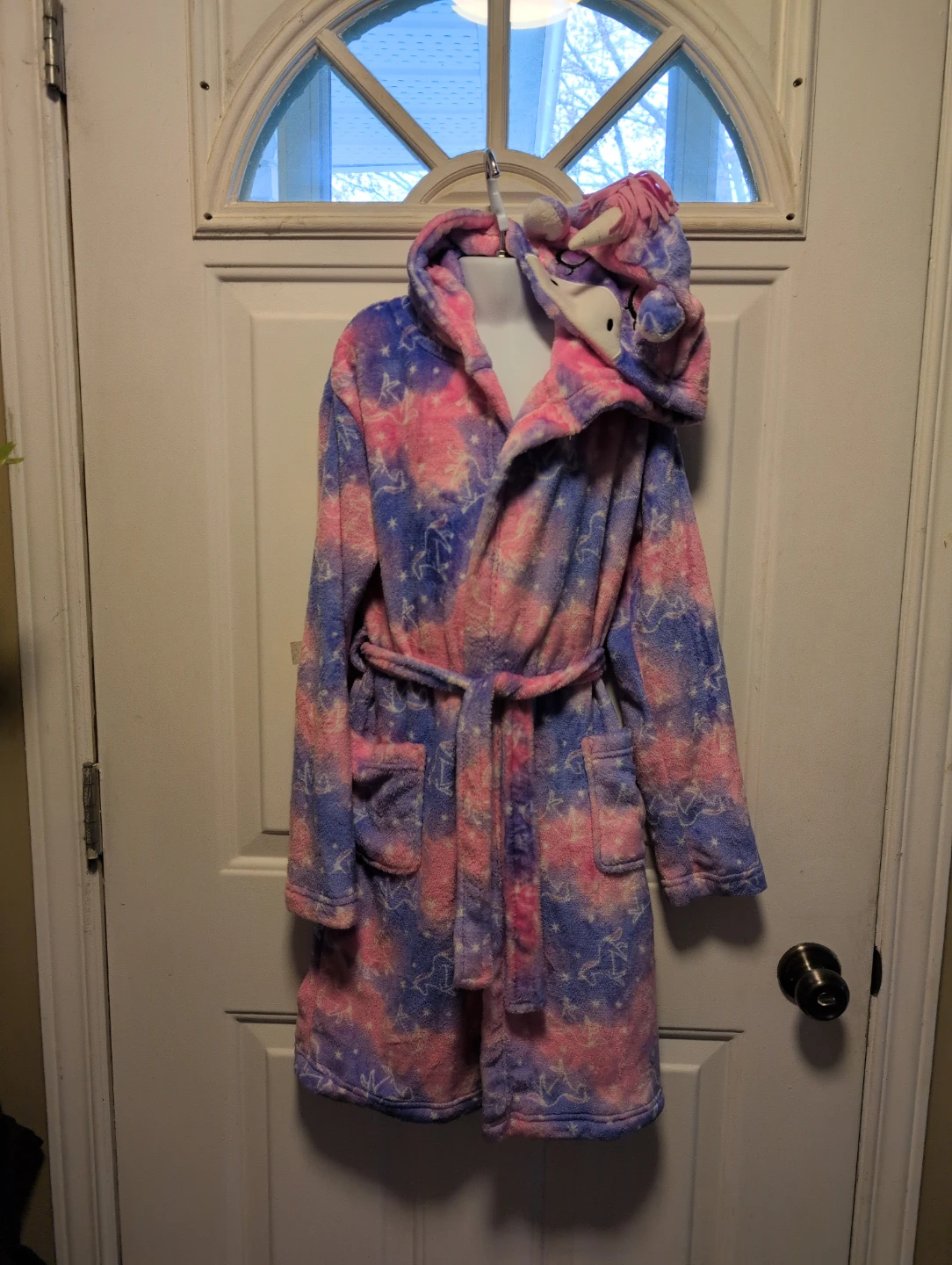 Girls Unicorn Hooded Robe size 10/12 - photo 2