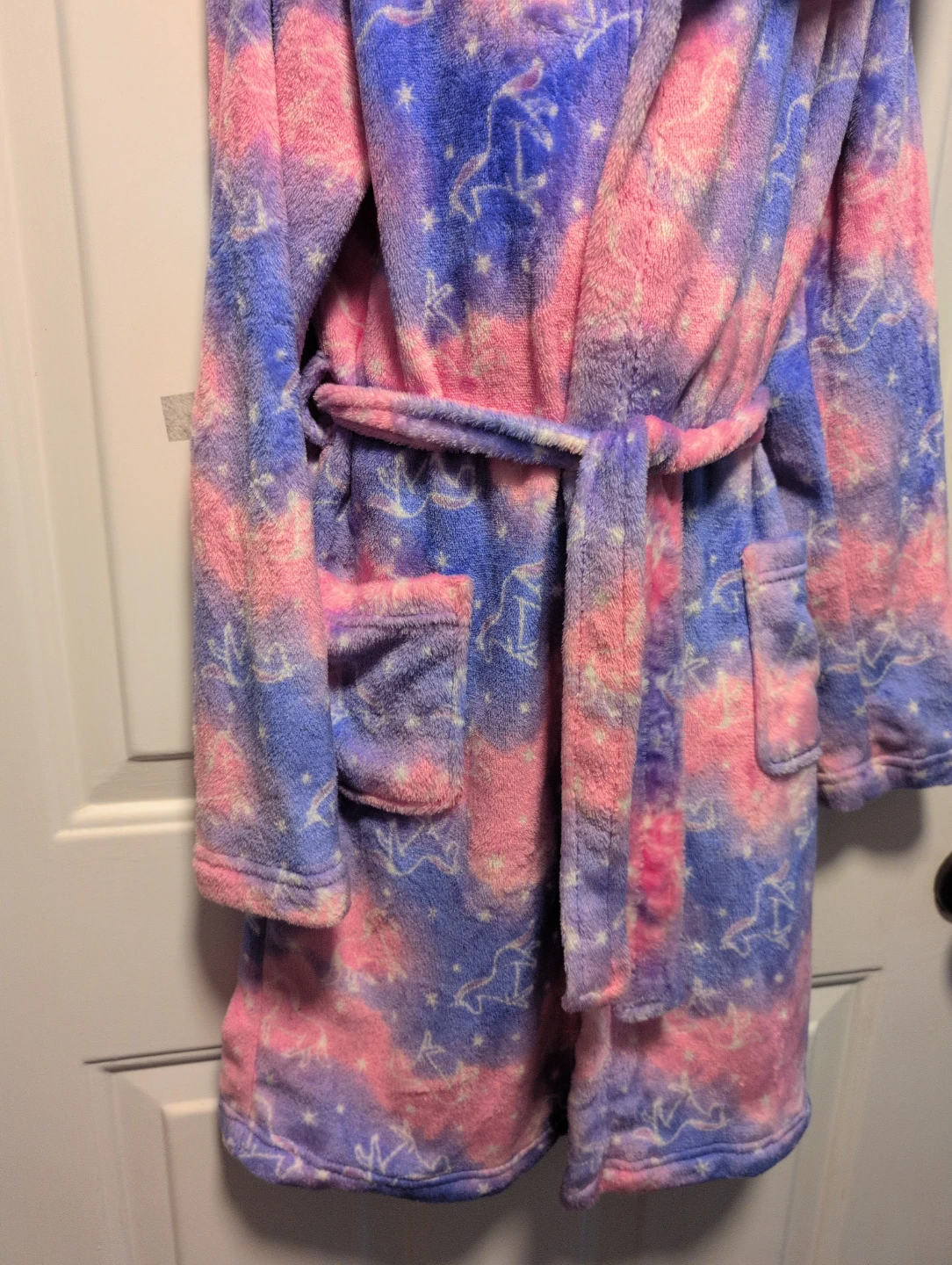 Girls Unicorn Hooded Robe size 10/12 - photo 3