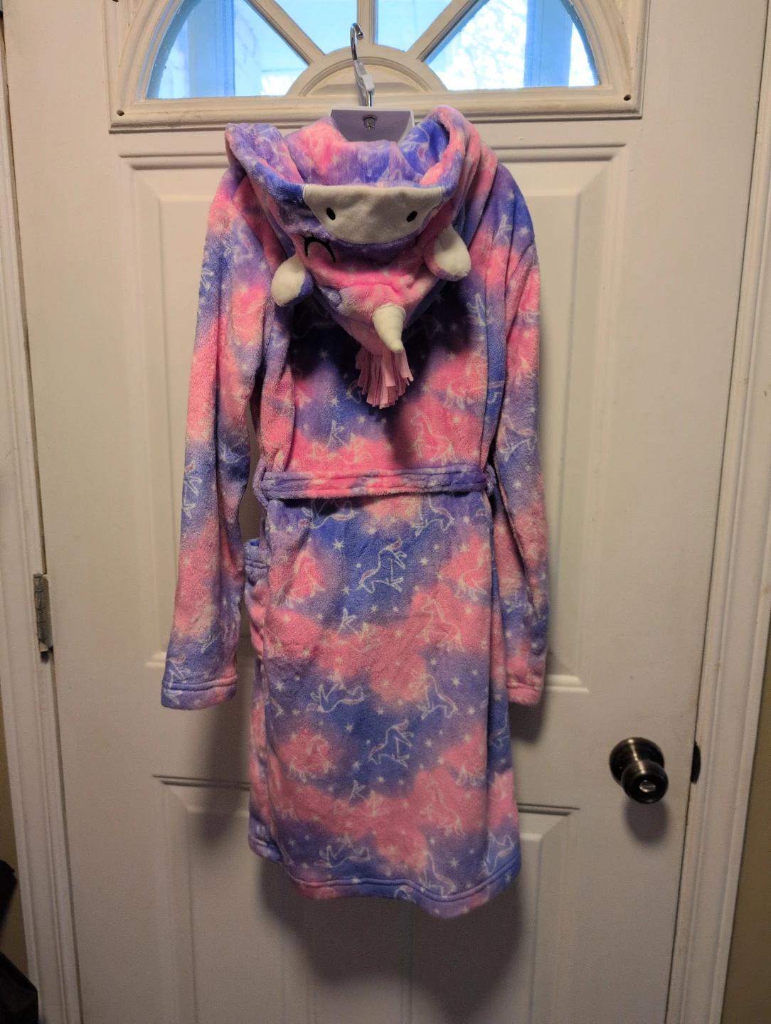 Girls Unicorn Hooded Robe size 10/12 - photo 5