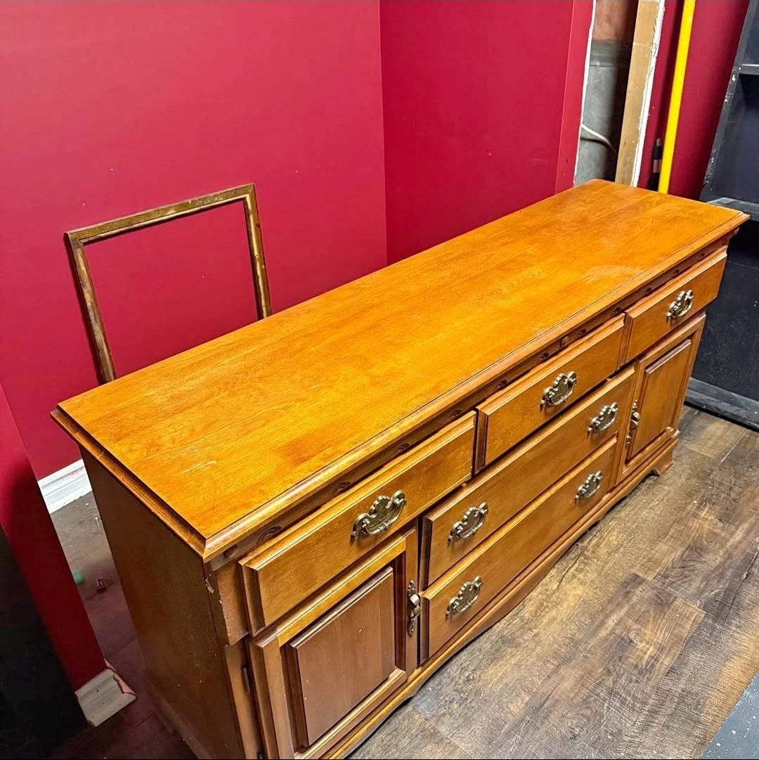 Wooden Dresser with Drawers