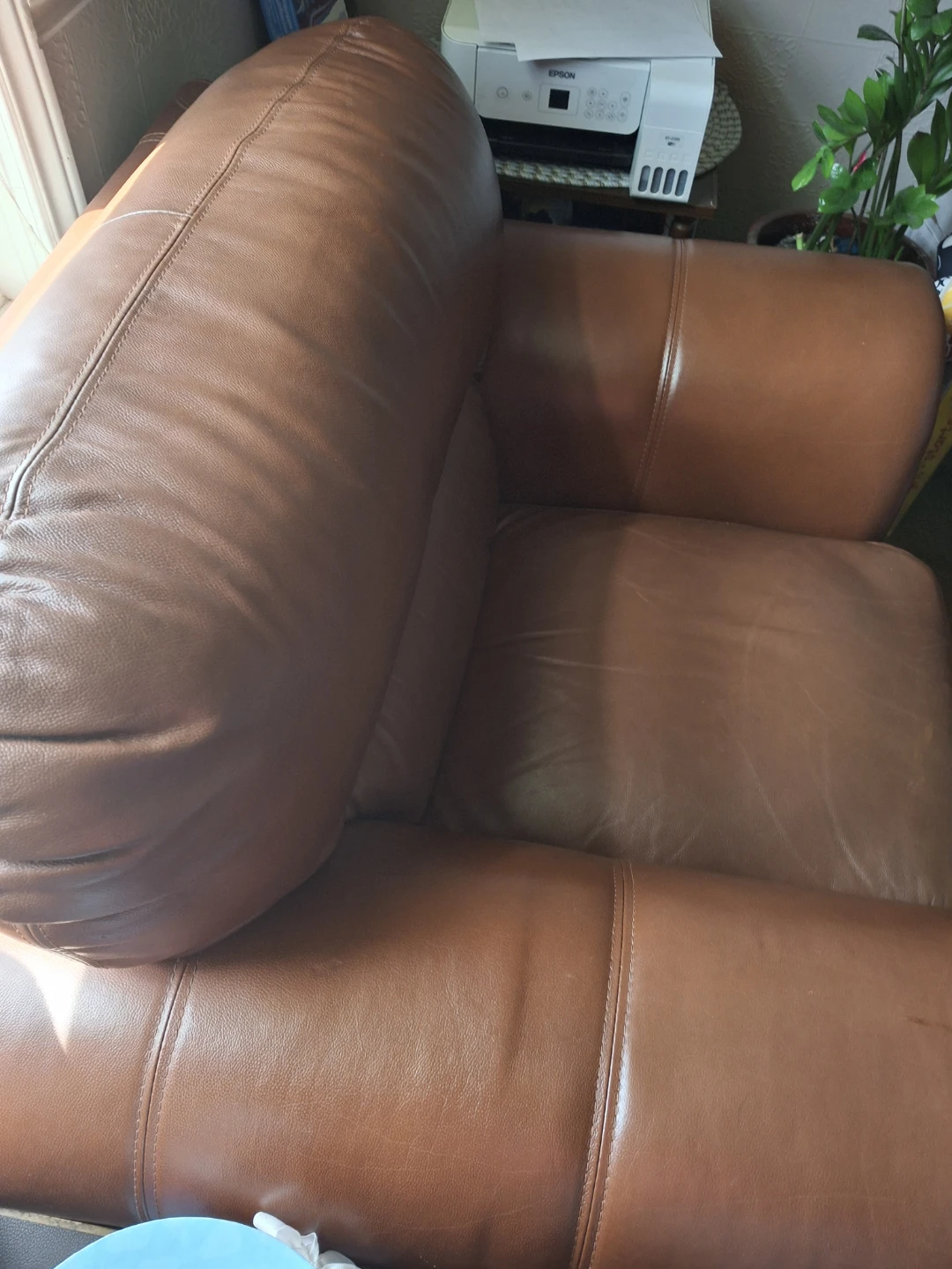 Brown Leather Armchair - photo 3