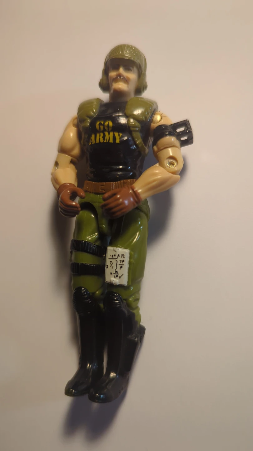 Vintage GI Joe Action Figure - GO ARMY