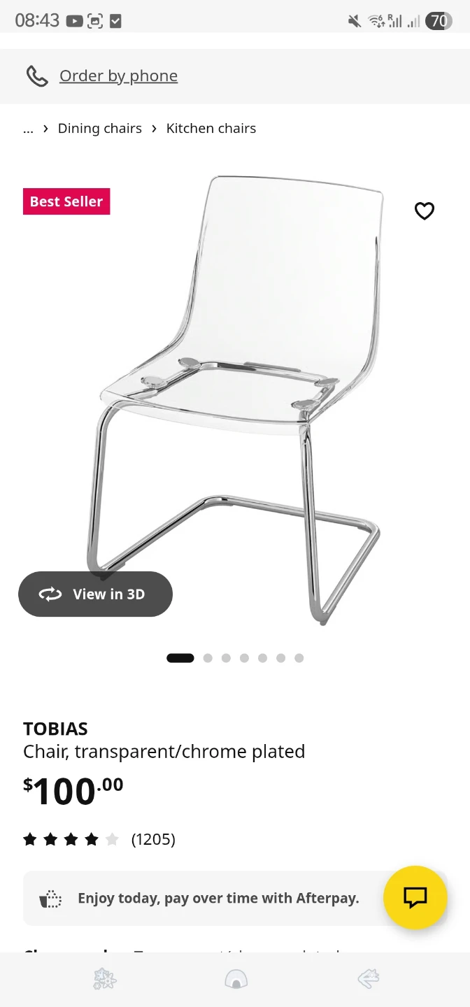 Moving out sale- Ikea chair