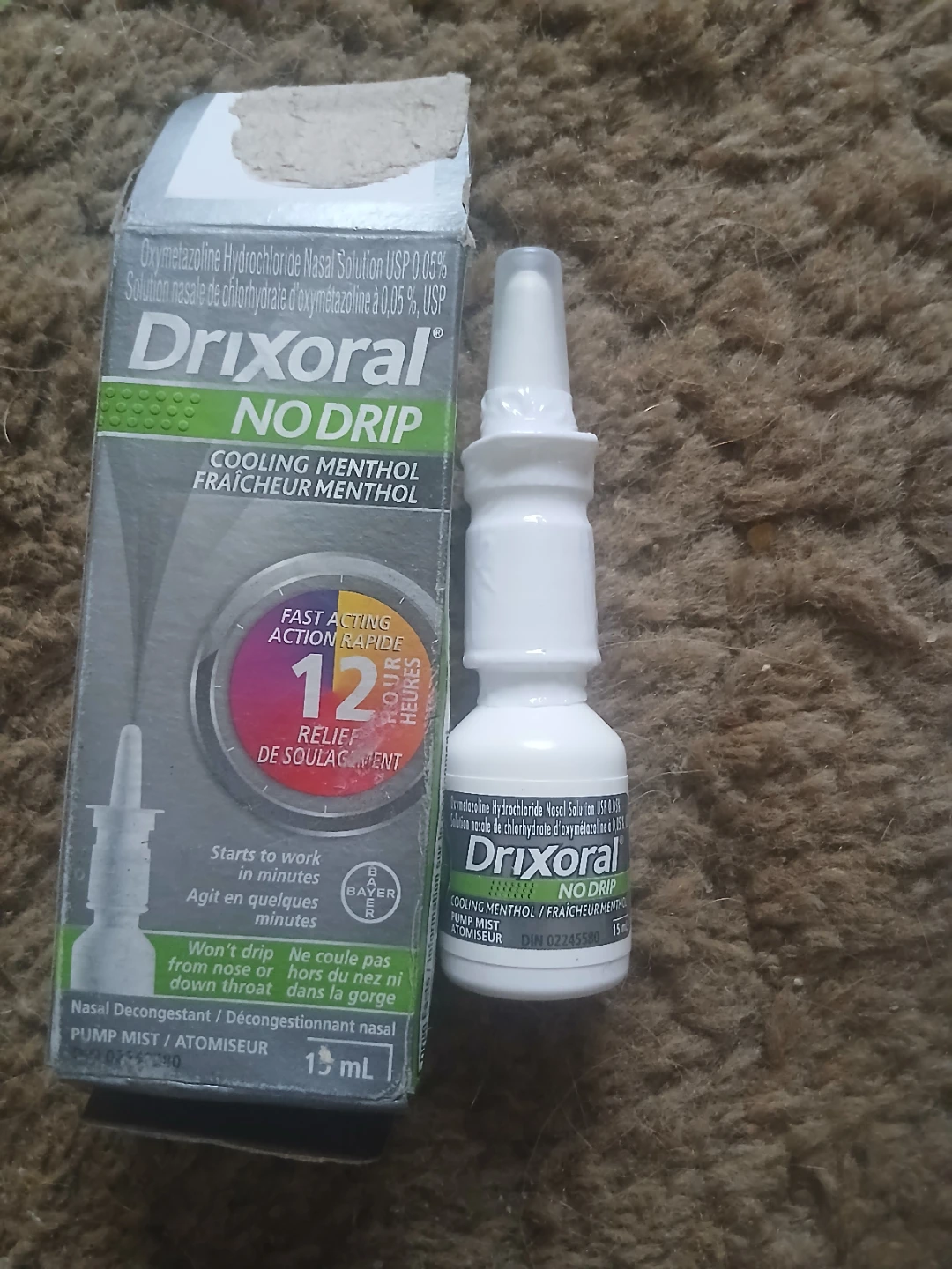 Drixoral No Drip Cooling Menthol Nasal Spray 15ml
