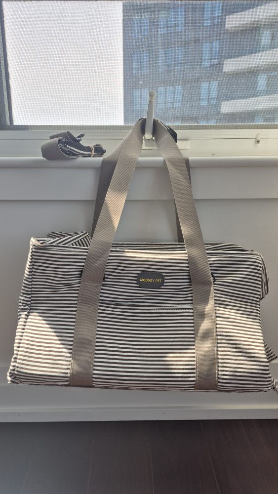Mooney Pet Stripe Pet Carrier Bag