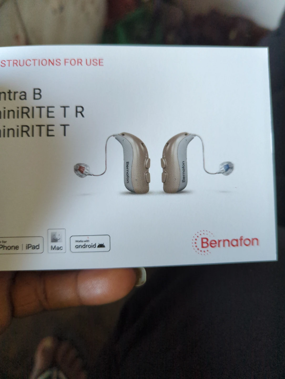 Bernafon Entra B miniRITE T R Hearing Aid - photo 4