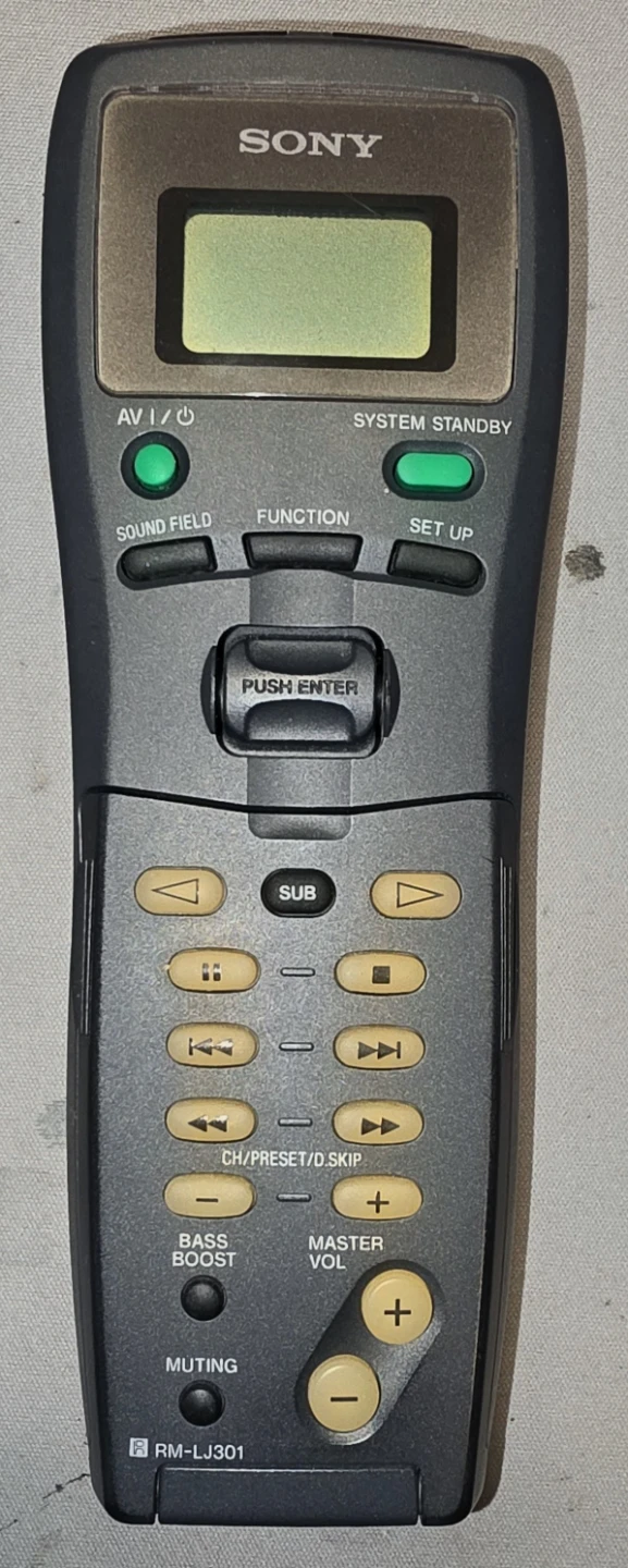 Sony RM-LJ301 Remote Control