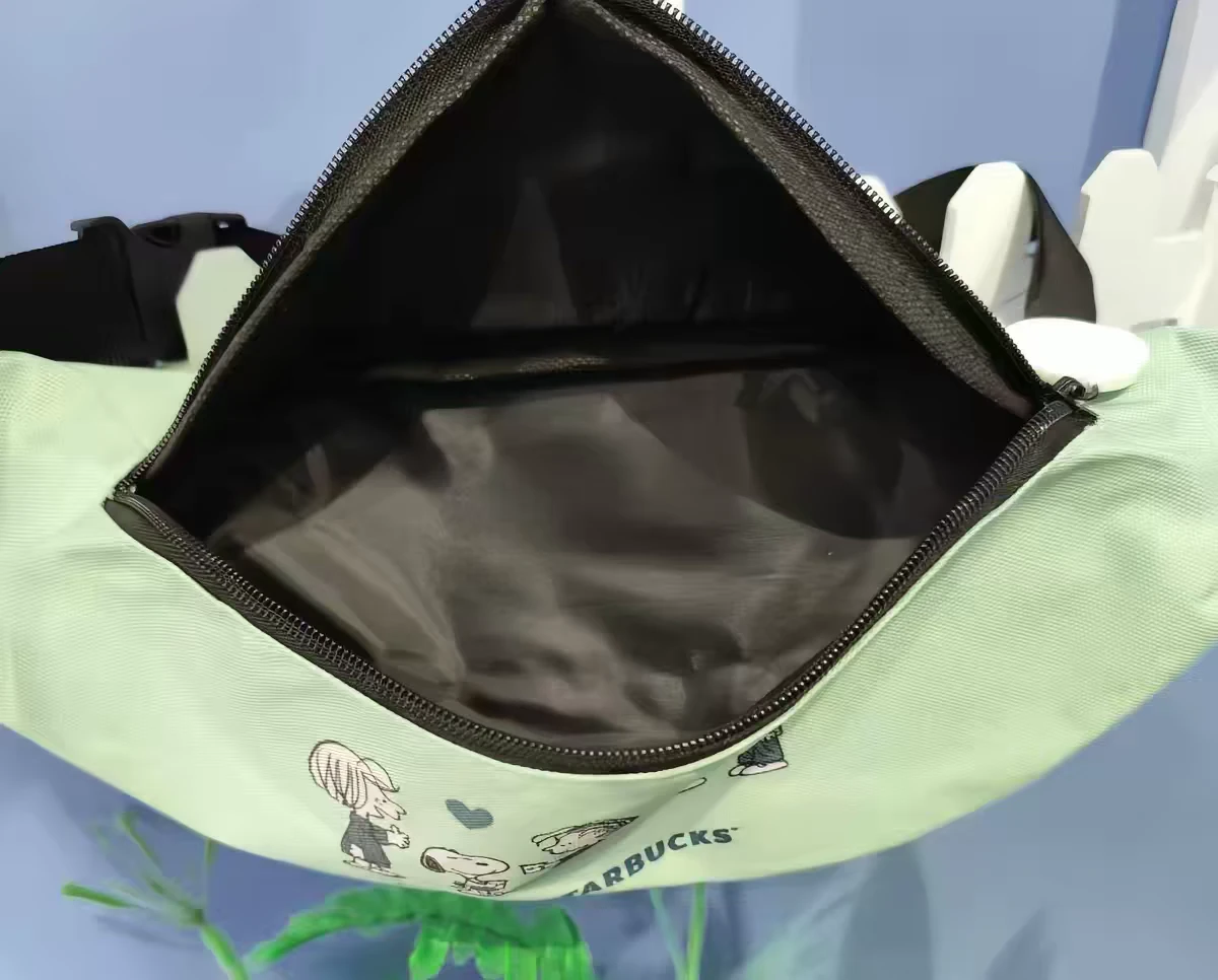 New Peanuts + Starbucks Light Green Fanny Pack - photo 2