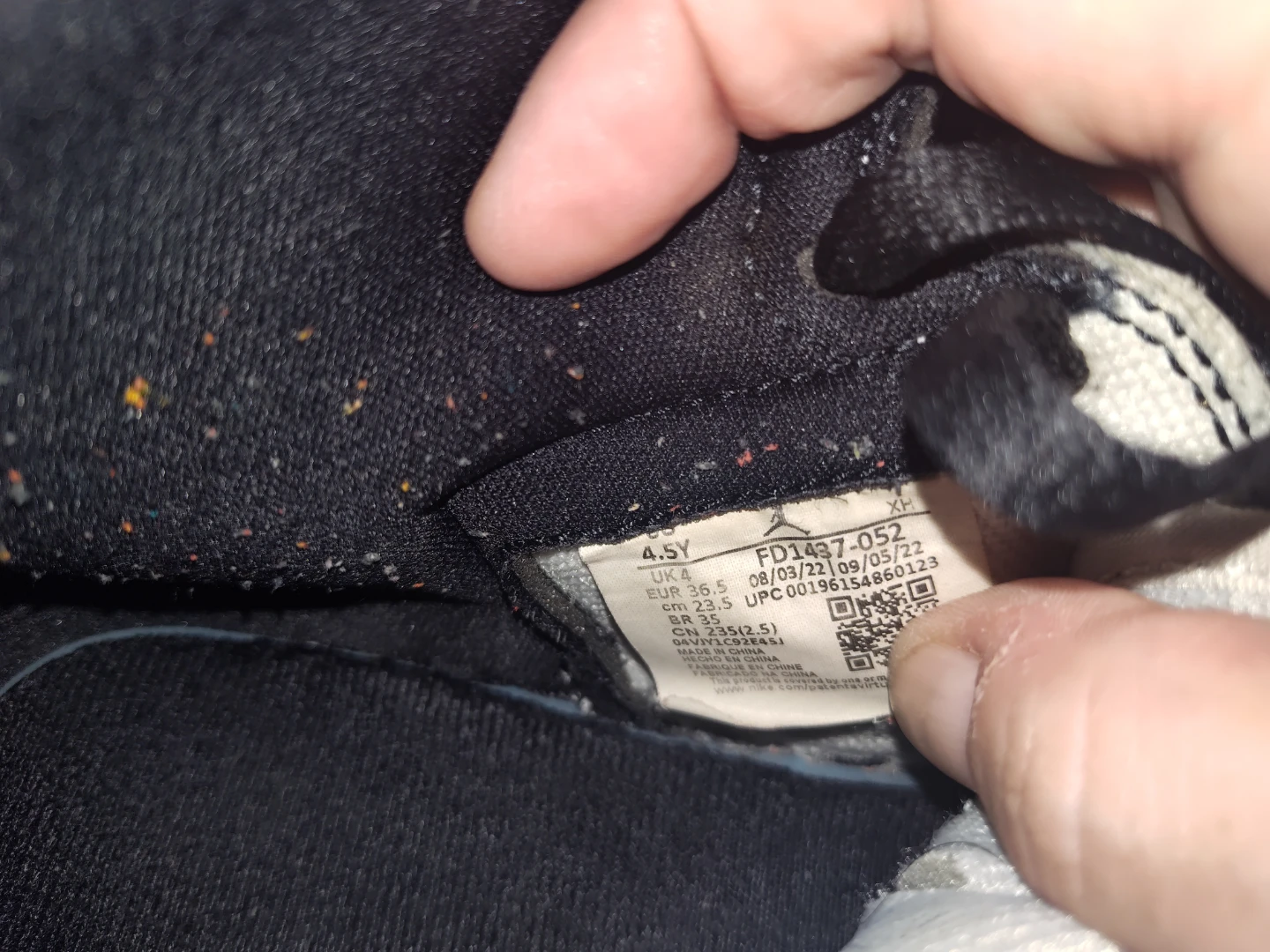 Jordan 1 Retro High OG Elephant Print Sneakers - photo 2