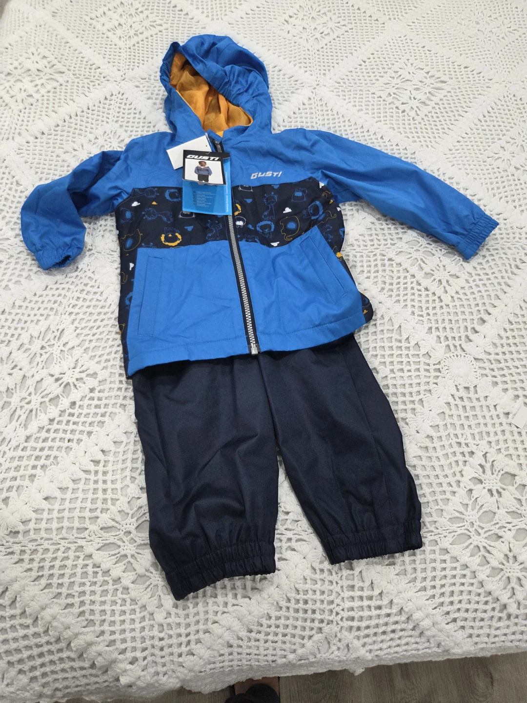 NEW..Gusti Kids Blue Rain Suit - Size 3T