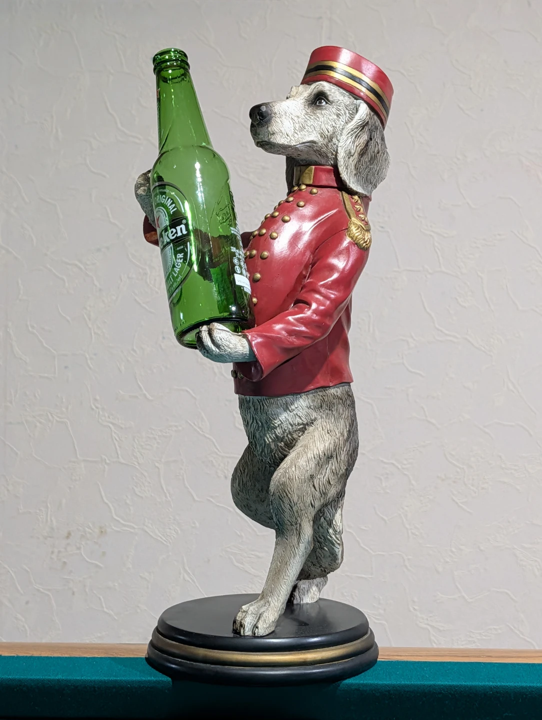 Rare Bellhop Dog wine holder