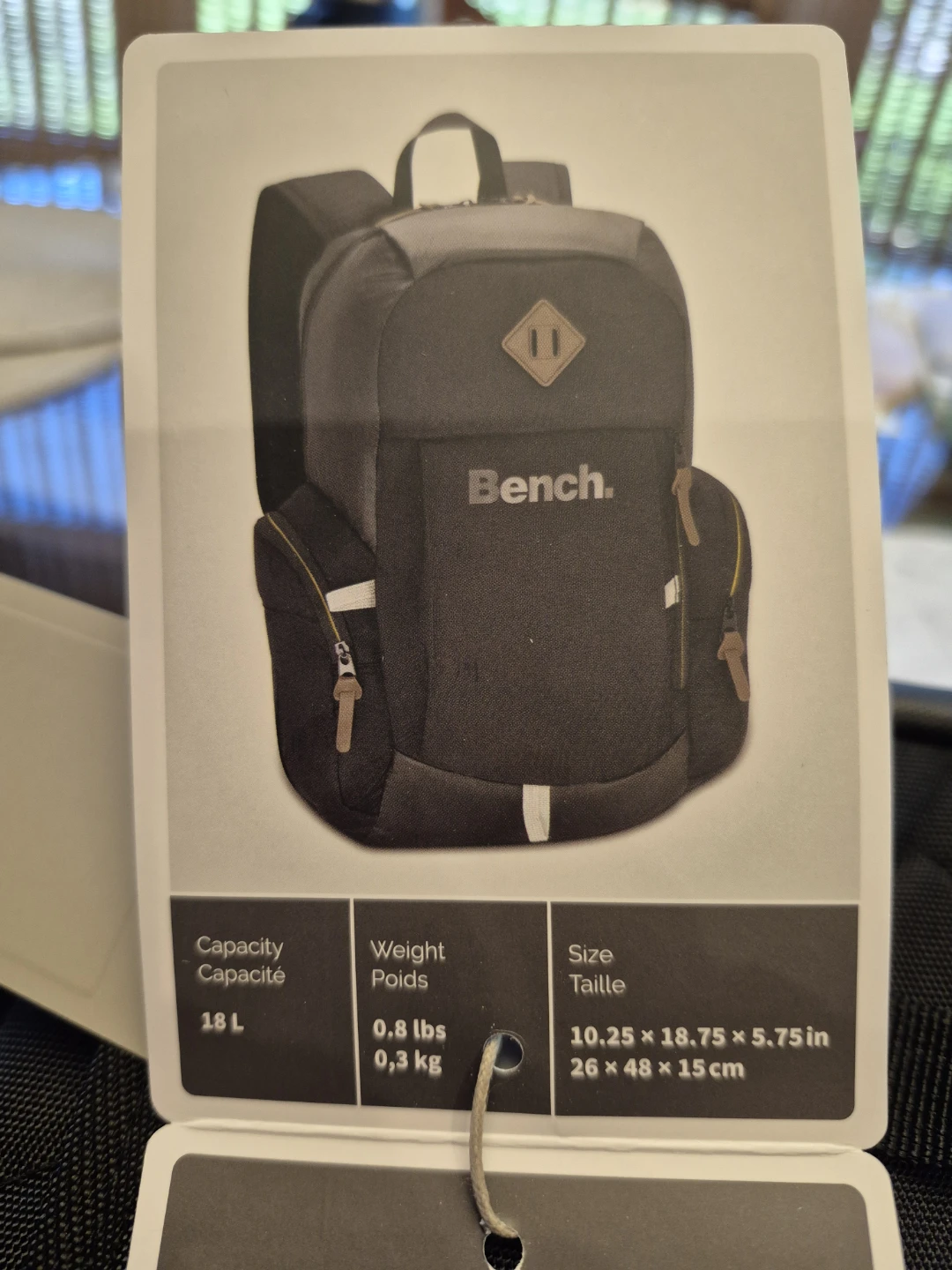 Bench. Backpack - Black