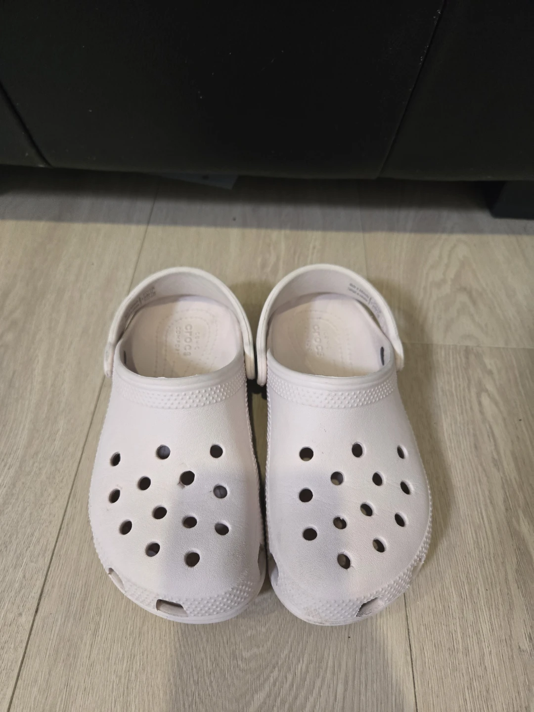 Size 13 Kids Girls Crocs "Quartz" Color
