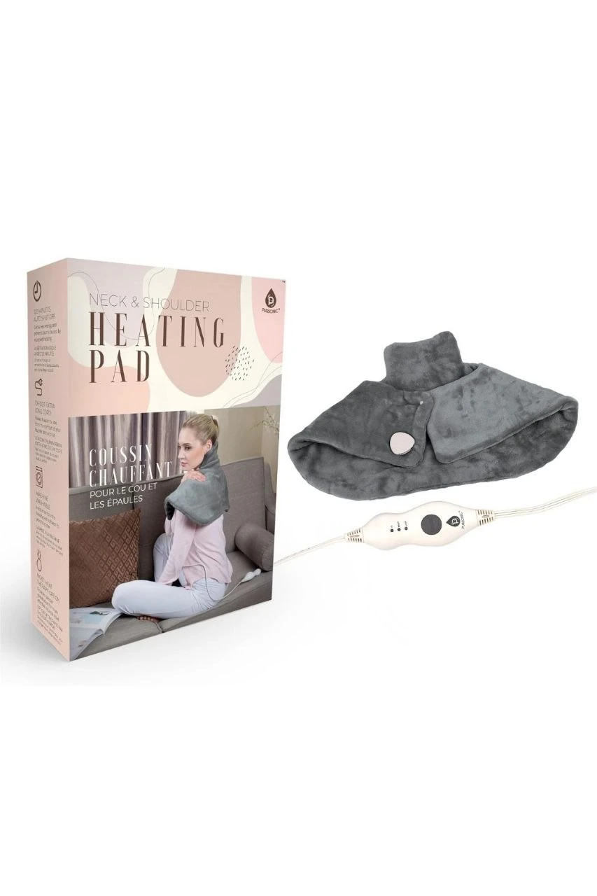 Grey Neck & Shoulder Heating Pad