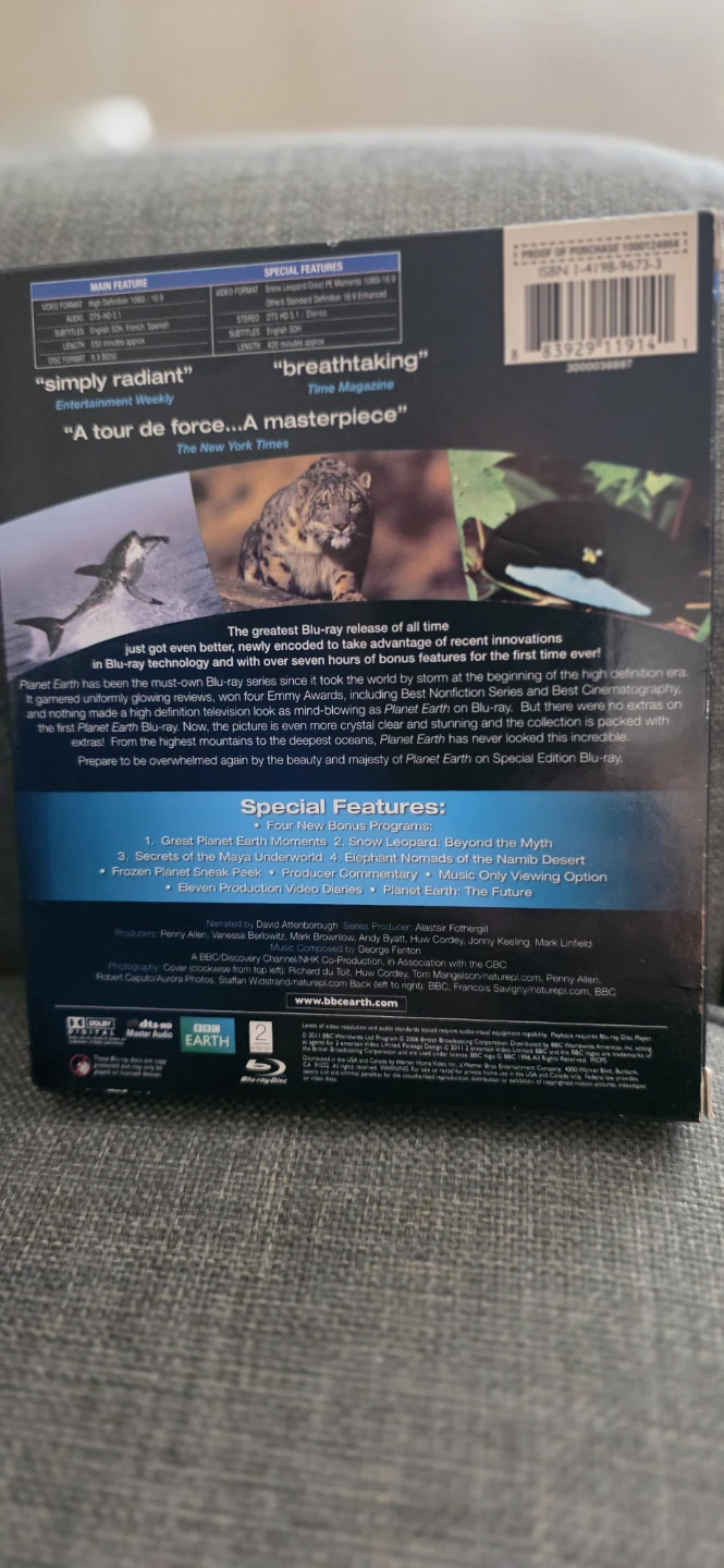 Planet Earth Bluray - photo 2