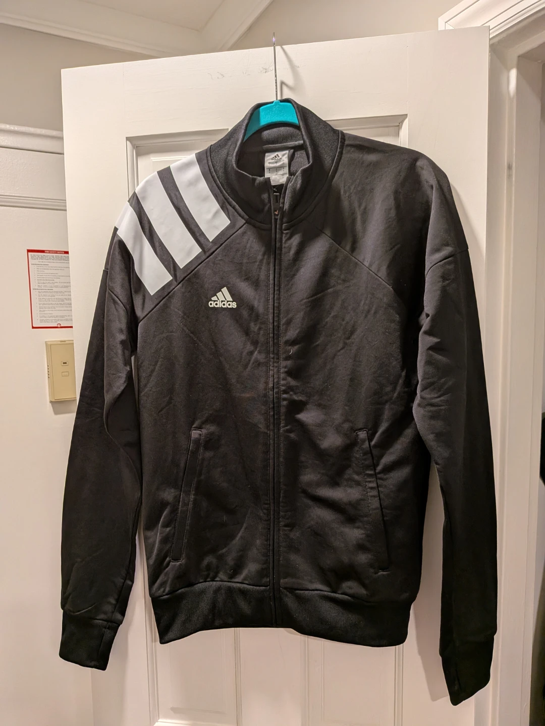 Adidas Track Jacket Black Size S