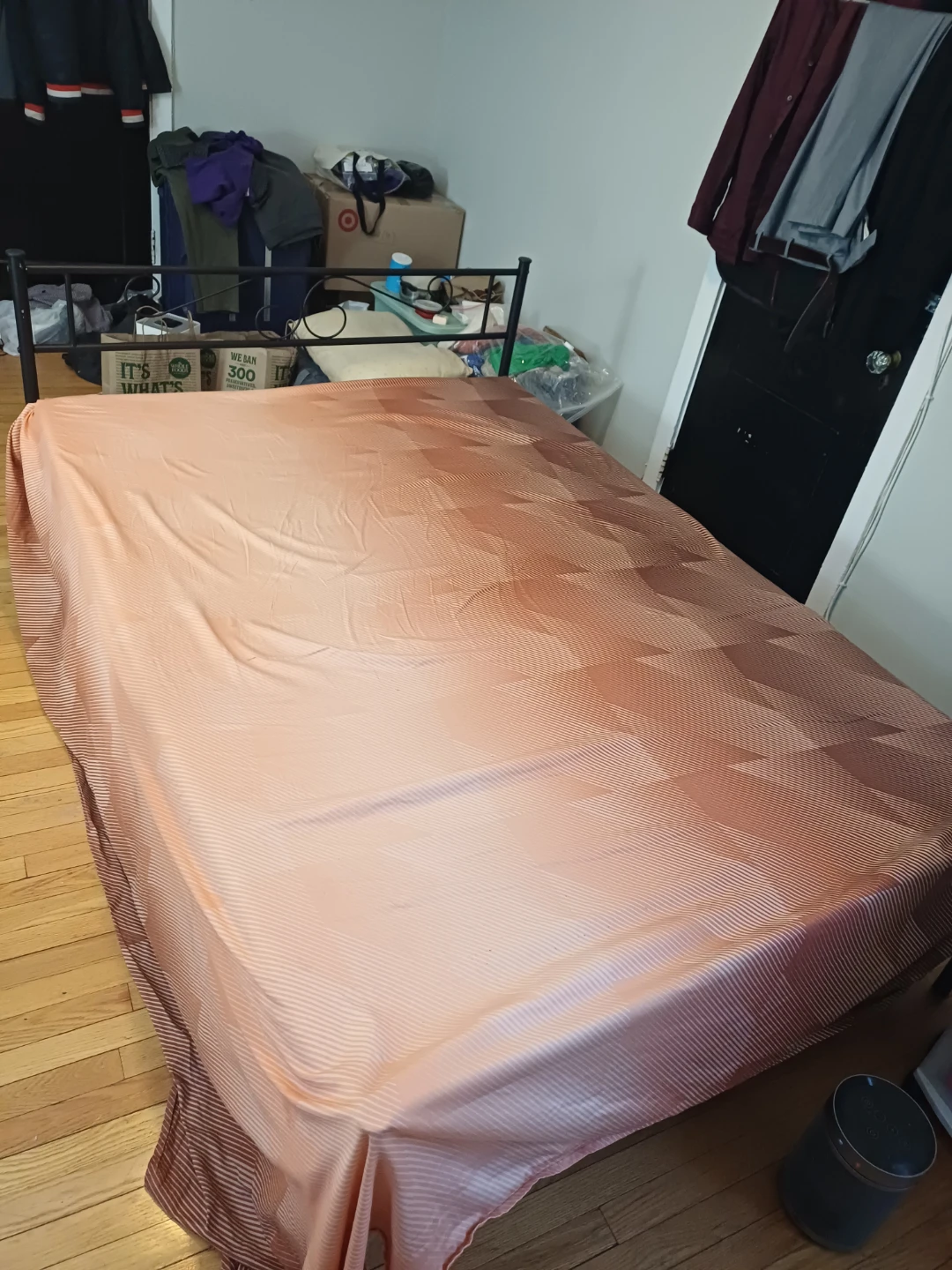 Queen bed matress and Metal Bed Frame