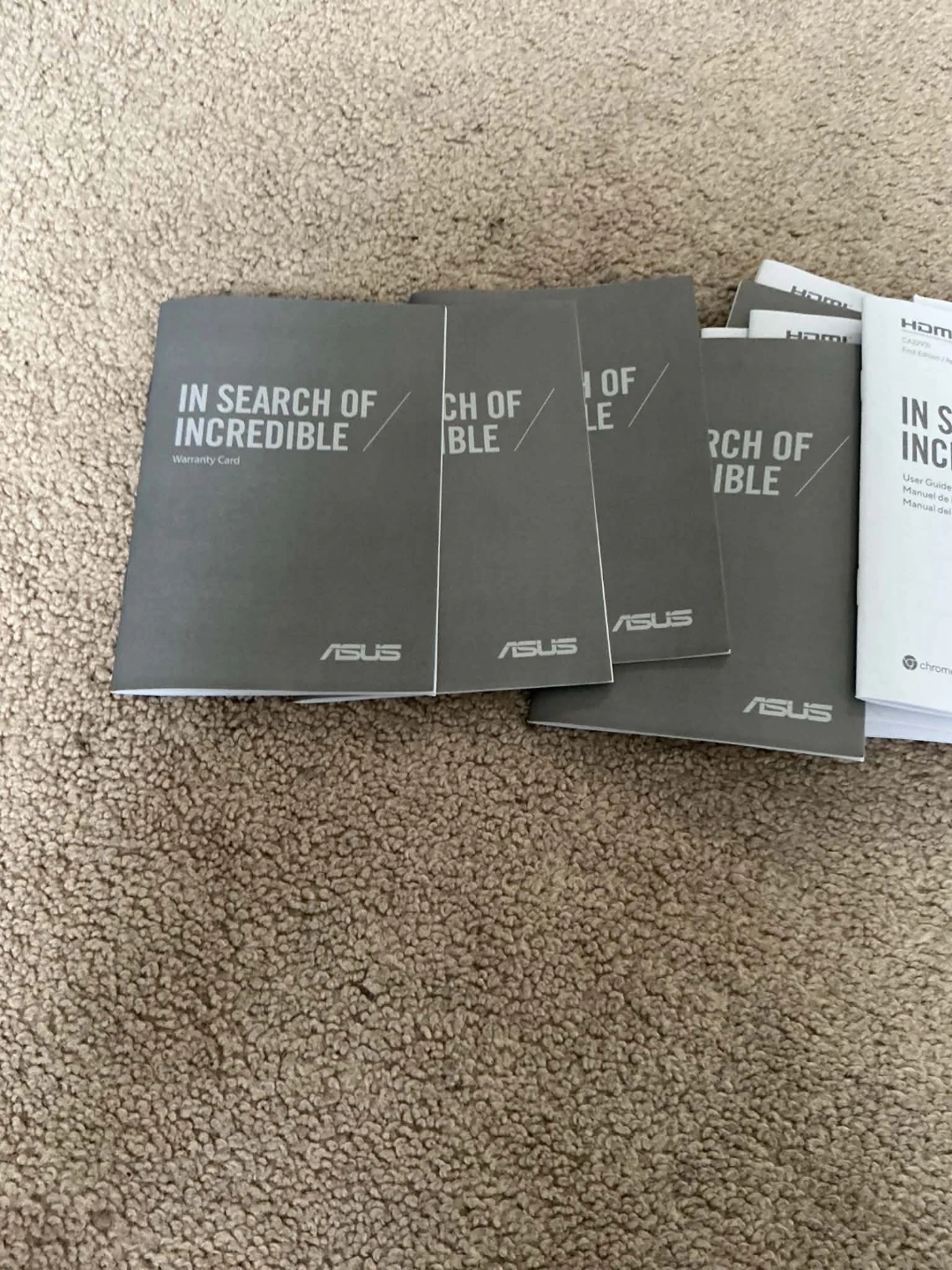 ASUS Chromebook User Manual and Warranty Card Lot - photo 2