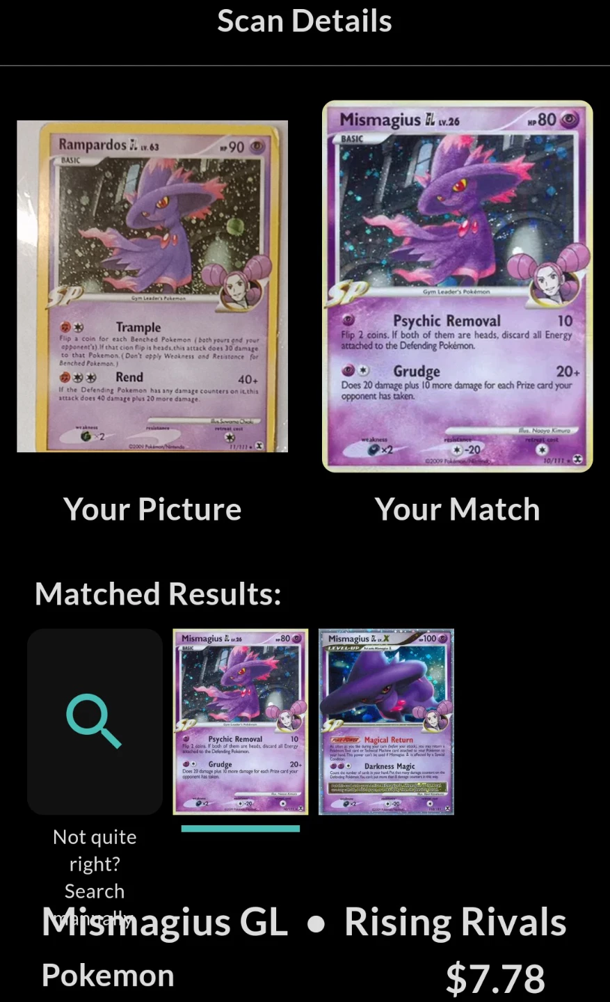 Pokemon Rampardos SP Trading Card - photo 3