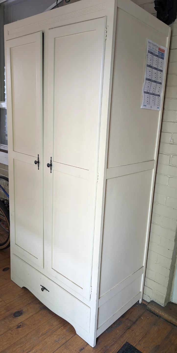 Double Door Wardrobe with Drawer - photo 2