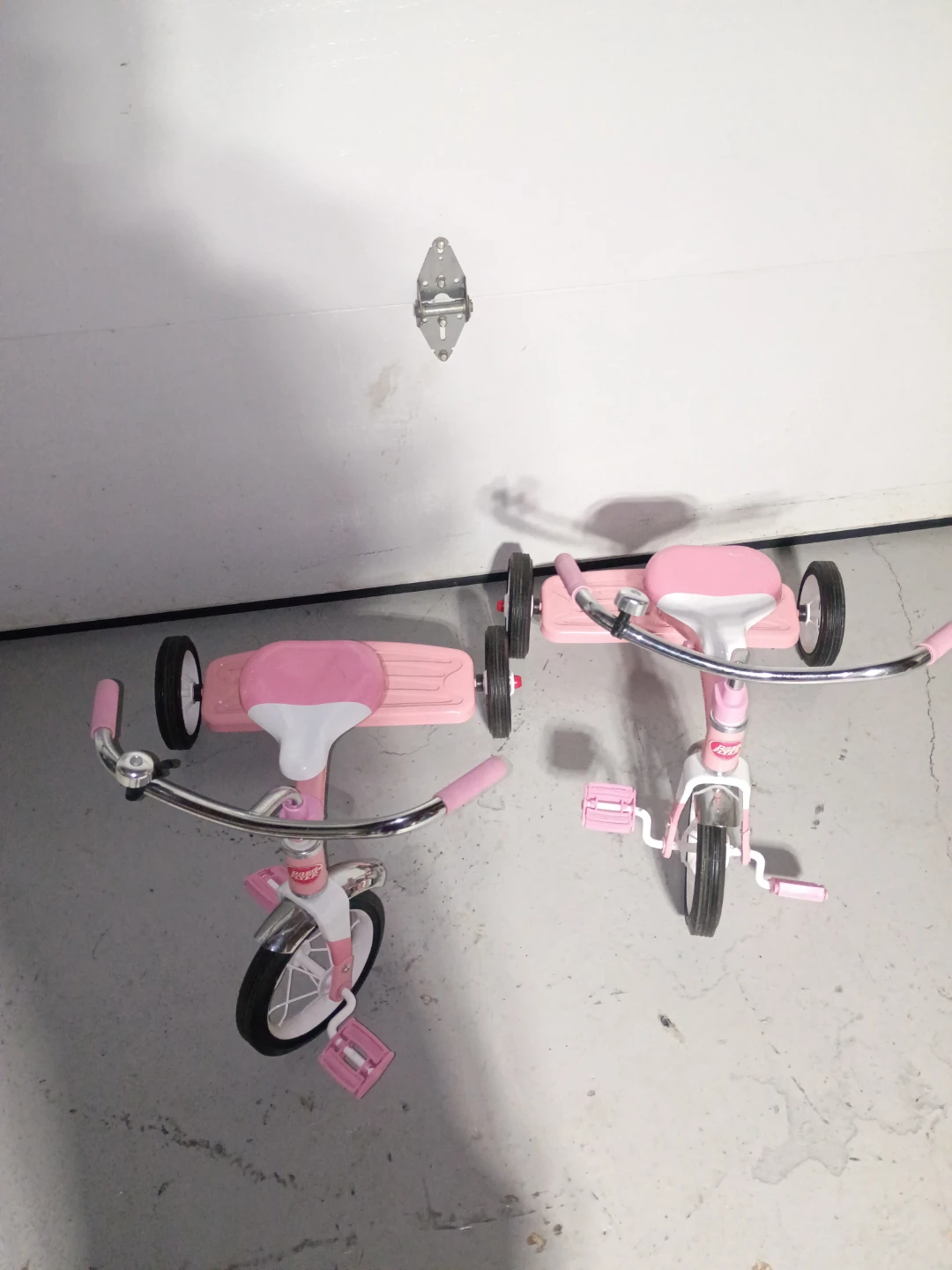 Pink Tricycle Scooters - Set of 2