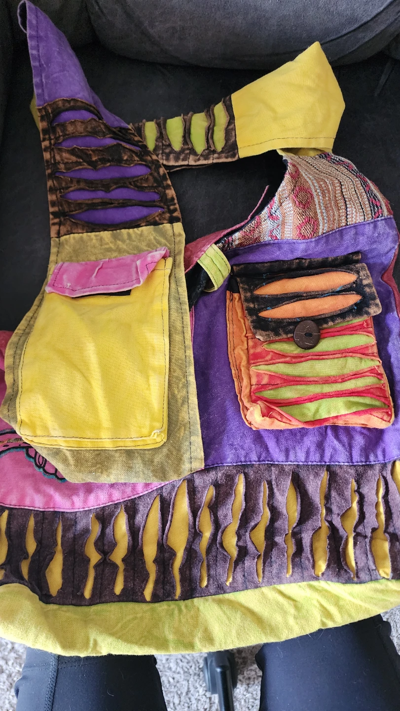 Boho Owl Patchwork Shoulder Bag - photo 3