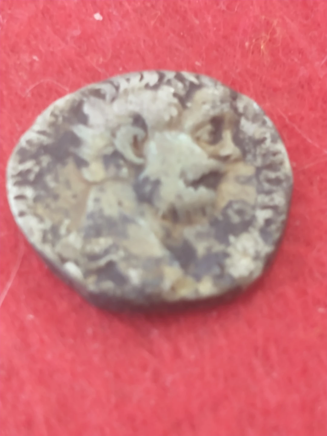 Lovely c. 3rd century Roman silver denarius ancient coin - photo 2