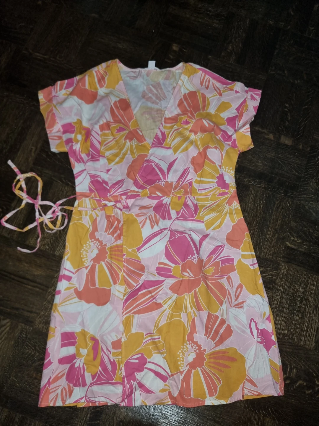 Women's Floral Wrap Dress