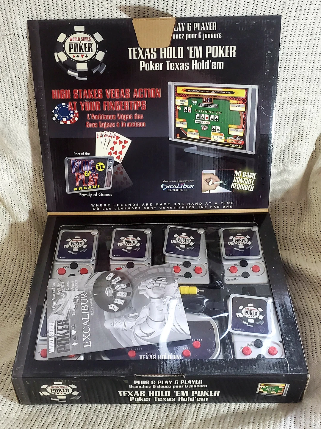 World Series of Poker Plug & Play Texas Hold 'Em Poker - photo 3