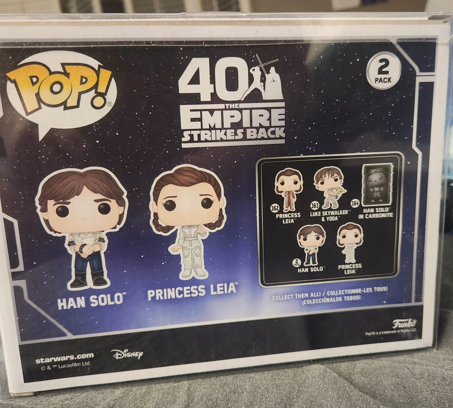 Funko Pop Han Solo Princess Leia 2-pack Star Wars - photo 4